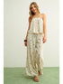 Miou Muse W Embroidered Gauze Crop Top BEIGE