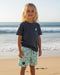 Feather 4 Arrow Boy's SS Beach Patrol Vintage Tee BLACK