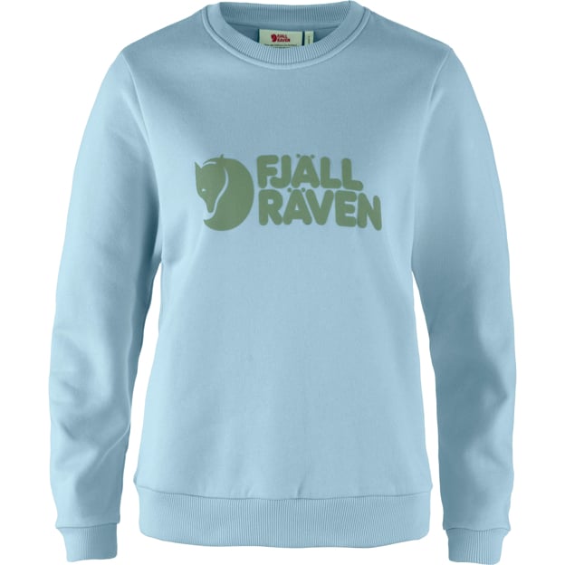 Fjallraven W Logo Sweatshirt BREEZE BLUE/PATINA GREEN