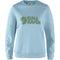 Fjallraven W Logo Sweatshirt BREEZE BLUE/PATINA GREEN