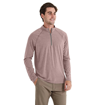 Free Fly M Bamboo Flex 1/4 Zip MUSTANG