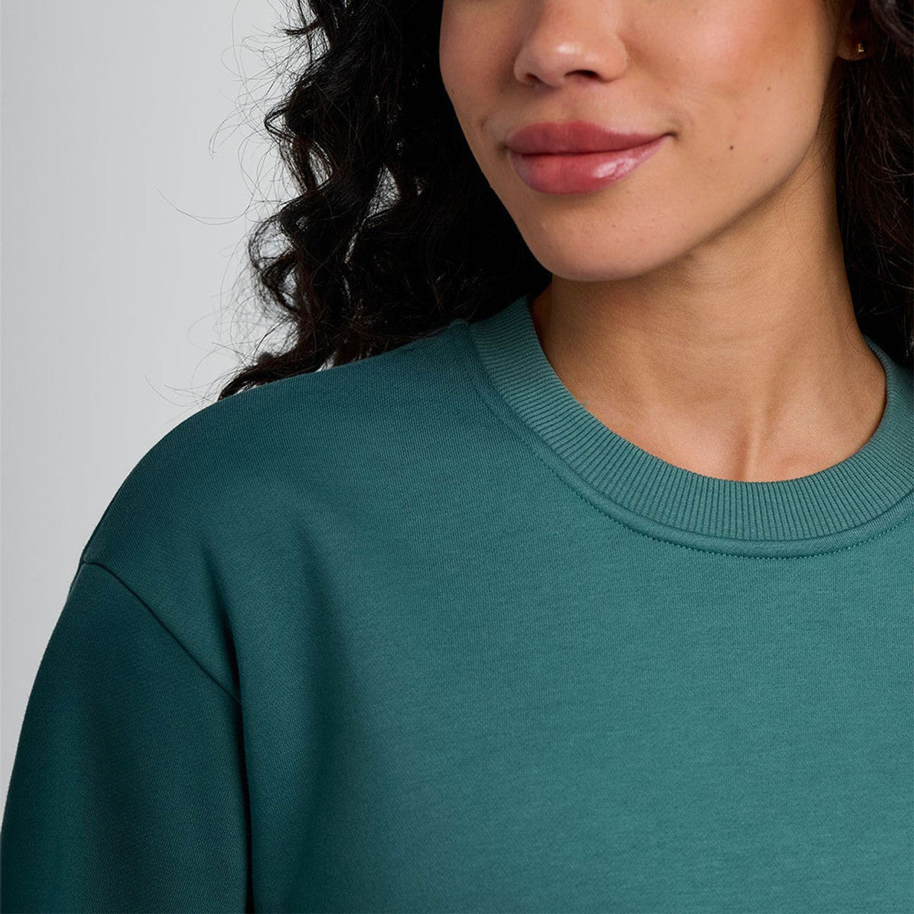Free Fly W Bamboo Northcoast Fleece Crew SEA PINE