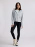 Free Fly W Bamboo LW Fleece Zip Hoodie HEATHER GREY