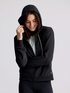 Free Fly W Bamboo LW Fleece Zip Hoodie HEATHER BLACK