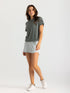 Free Fly W Bamboo Lined Active Skort 13" SKY GRAY