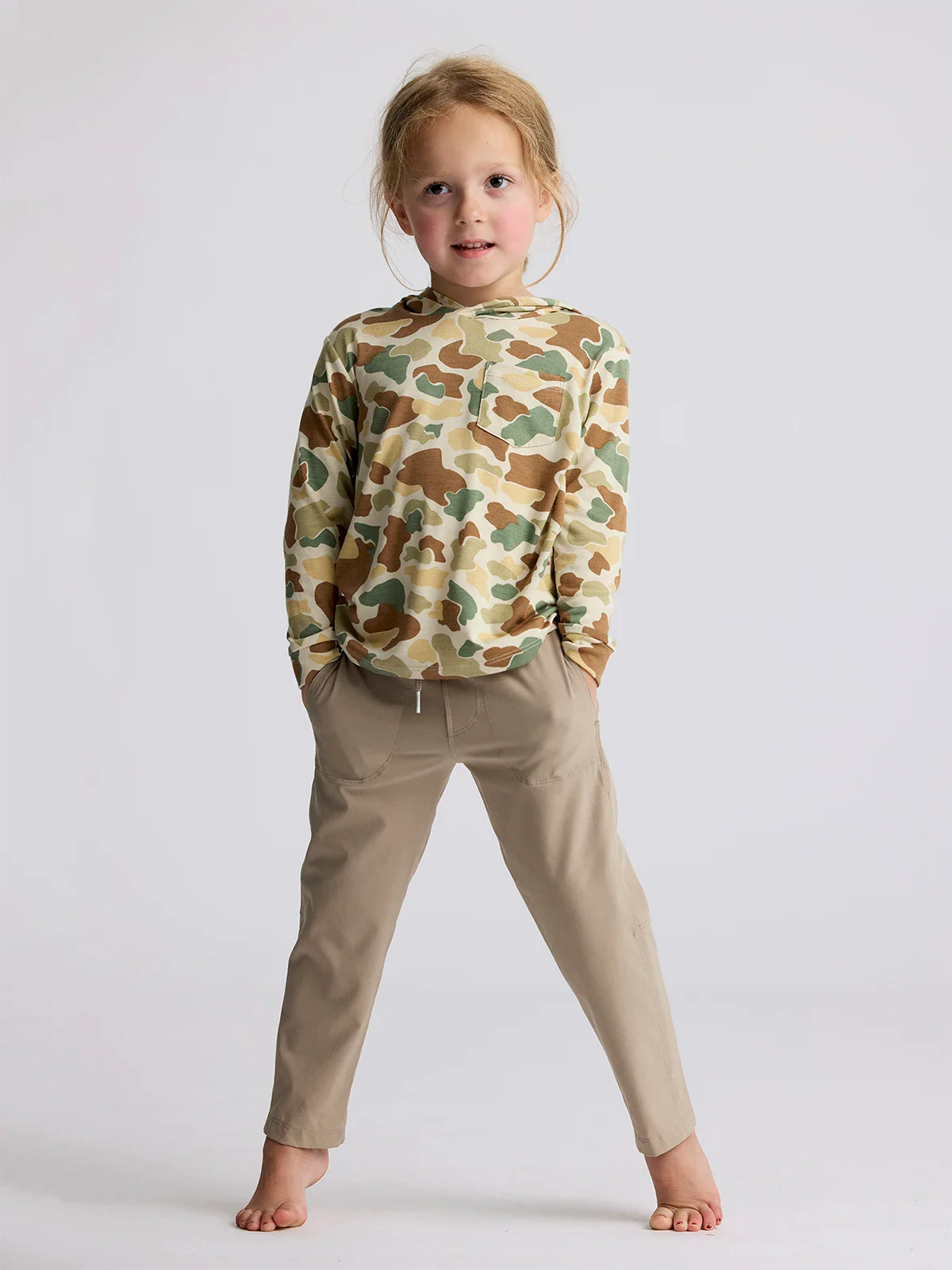 Free Fly Toddler Shade Hoodie VINTAGE CAMO