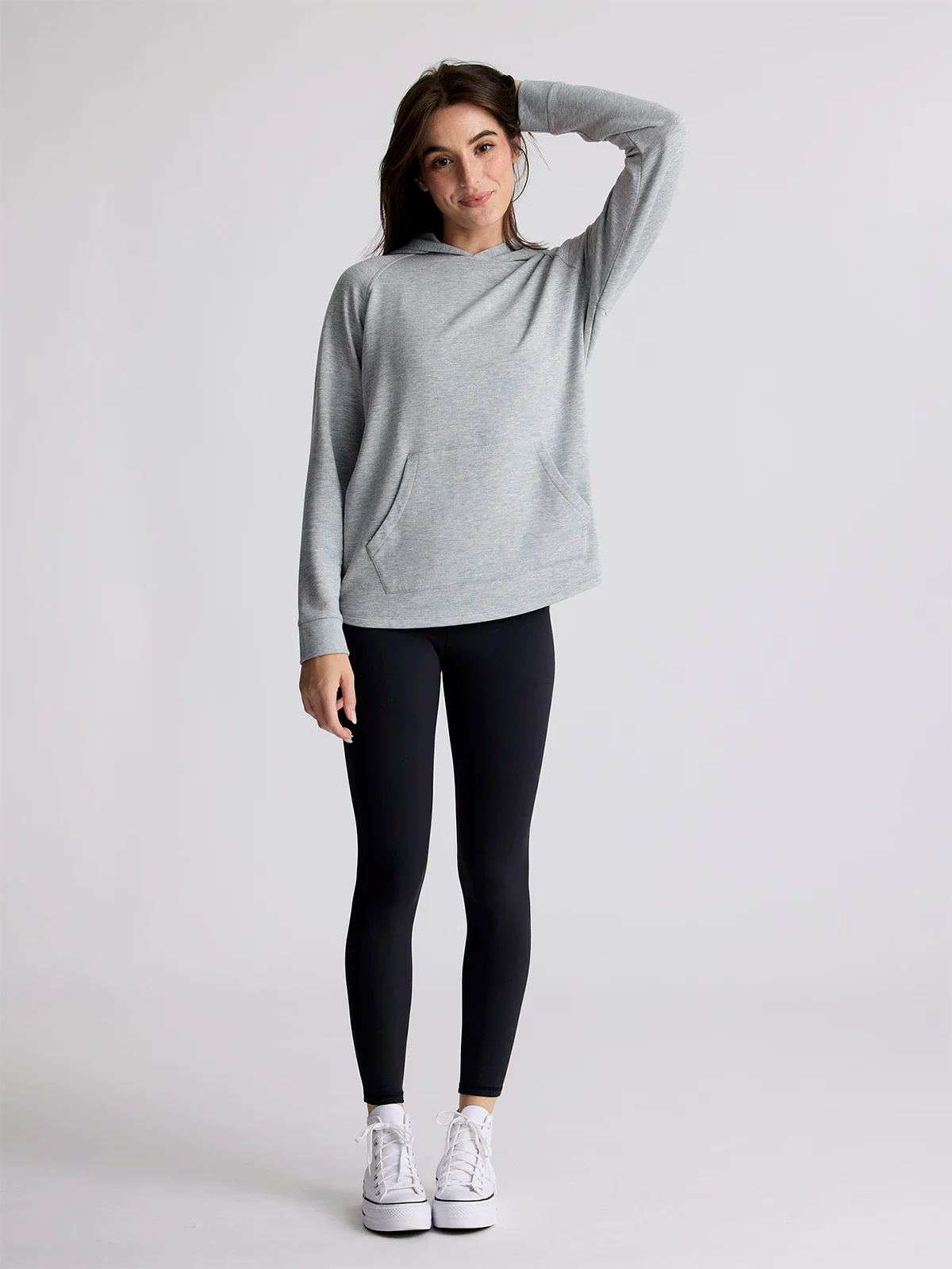 Free Fly W Bamboo LW Fleece Hoodie HEATHER GREY