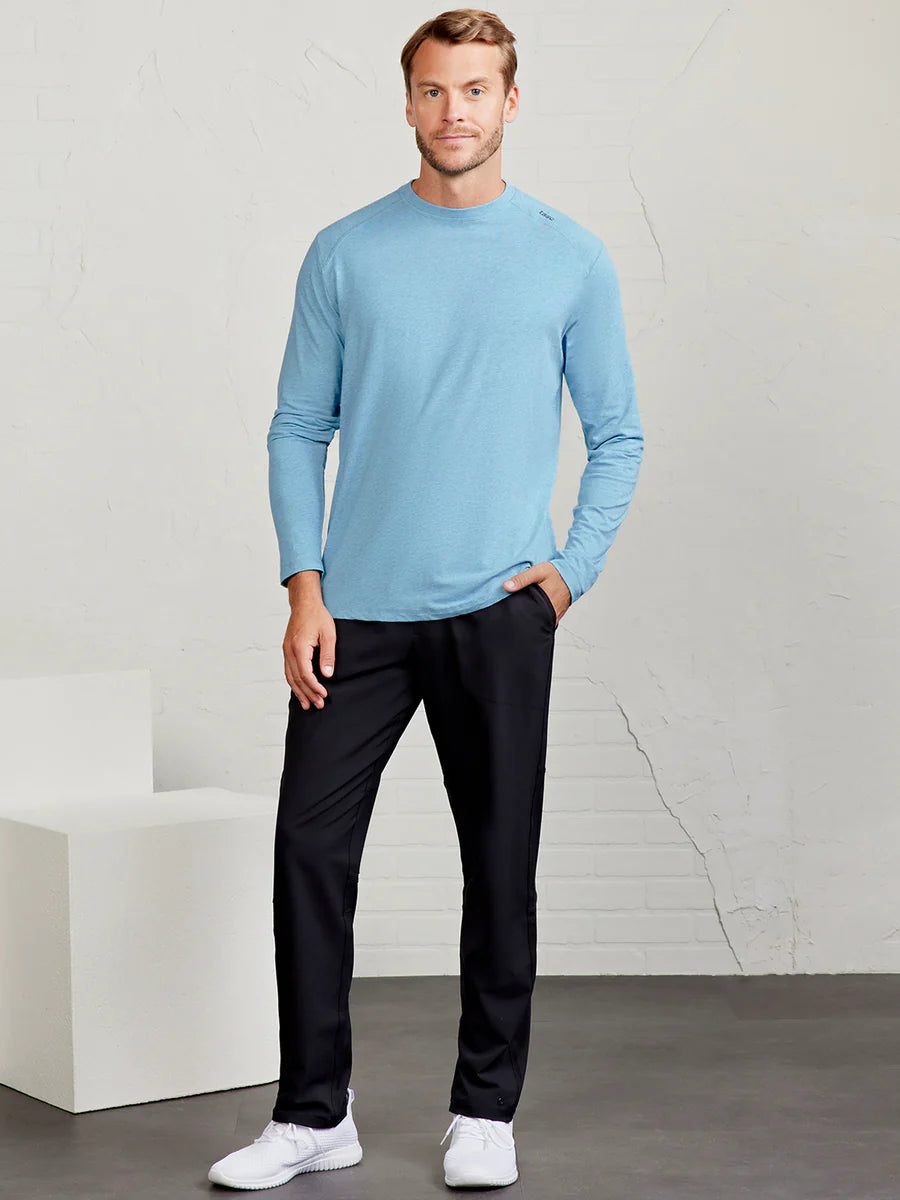 Tasc M LS Carrollton Tee GEYSER HEATHER