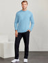 Tasc M LS Carrollton Tee GEYSER HEATHER