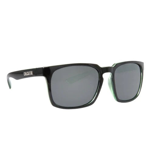 Calcutta South Beach Sunglasses SHINY BLACK/GREEN/SMOKE