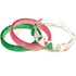 Lilies & Roses Christmas Tree Bangles PINK