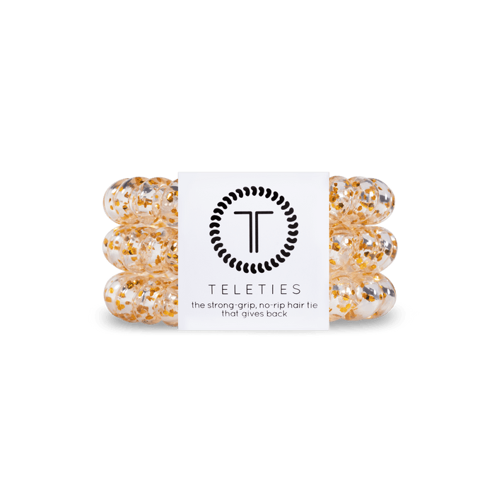 Teleties Large 3-Pack GLITTER & GOLD