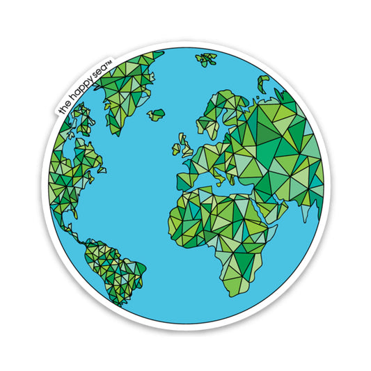 The Happy Sea 3" Globe Sticker