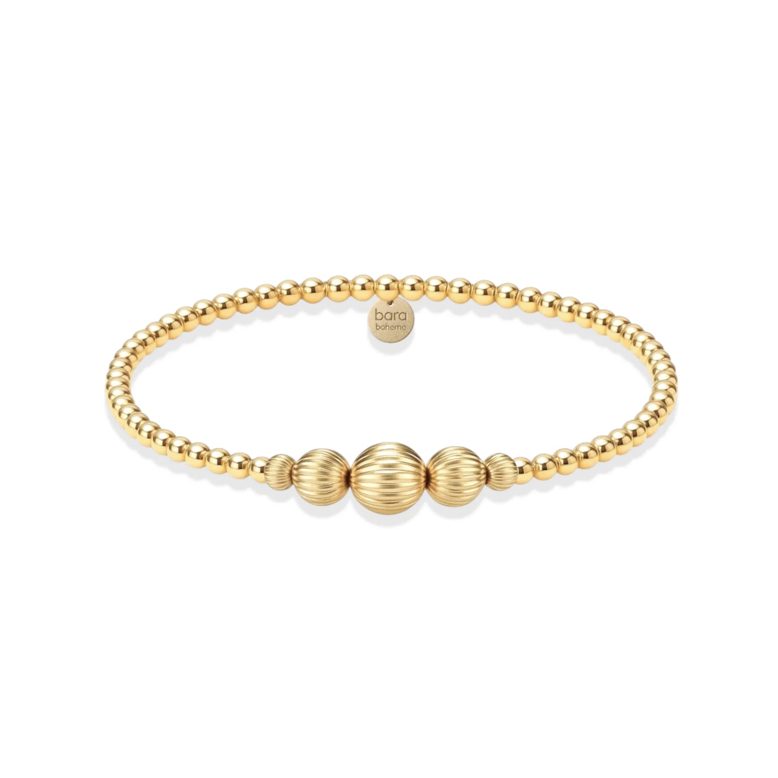 Bara Boheme Signature Victoria Beaded Gold Filled Bracelet