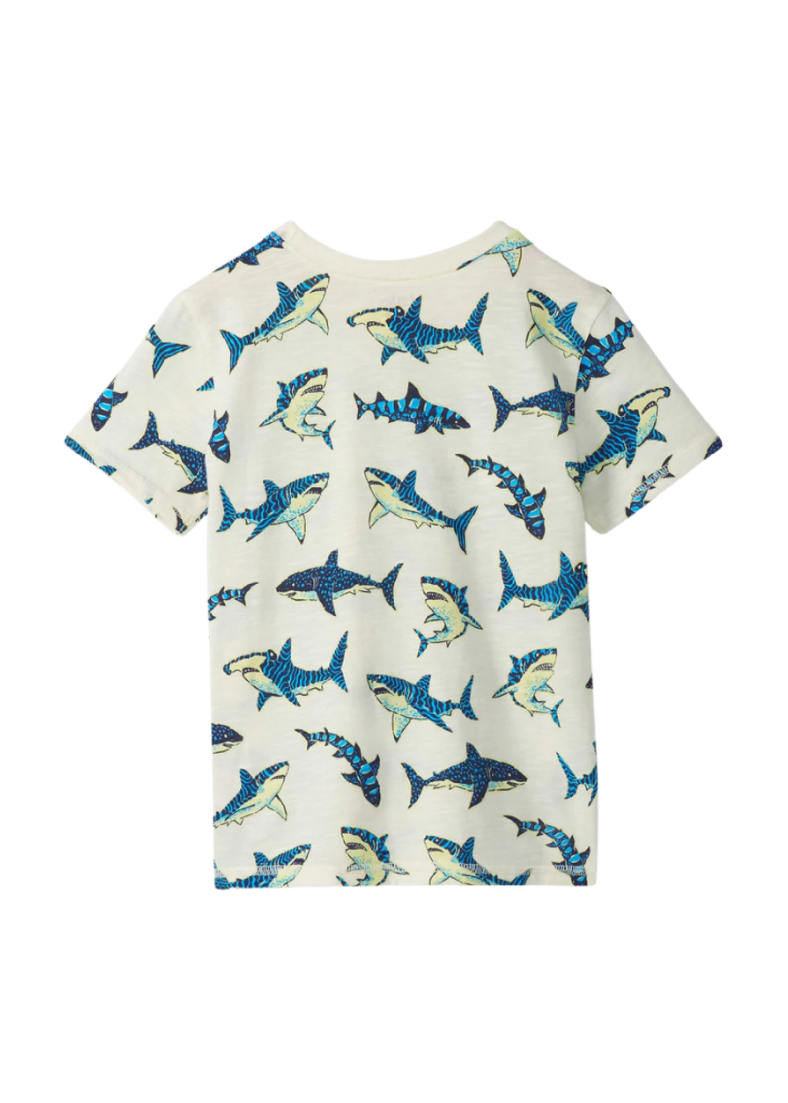 Hatley Kids Glow In The Dark Sharks Graphic Tee CAMI