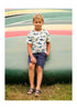 Hatley Kids Glow In The Dark Sharks Graphic Tee CAMI