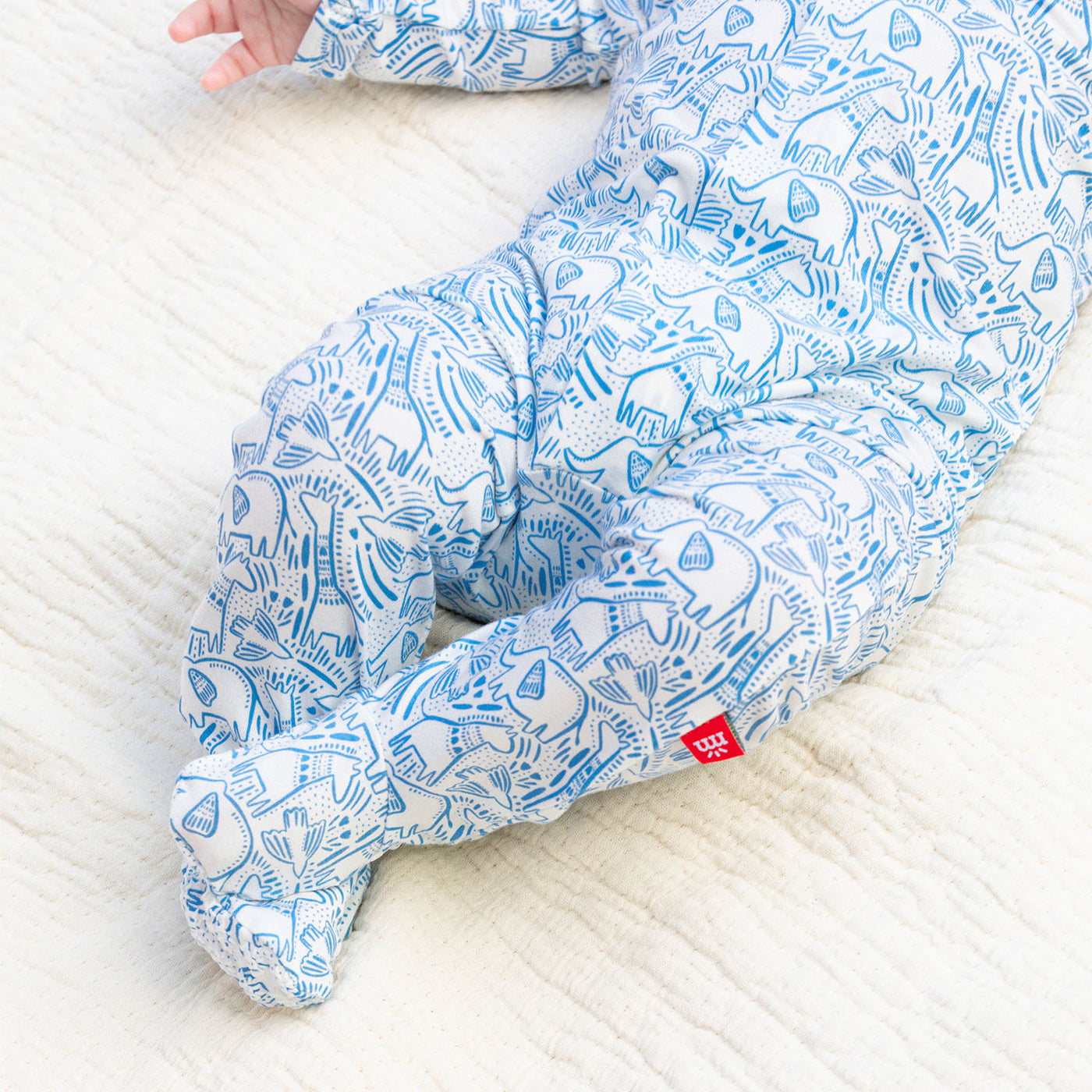 Magnetic Me Modal Footie BLUE HERDS OF A FEATHER