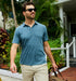 Free Fly M Bamboo Heritage Polo SLATE BLUE