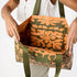 ALOHA Collection Ka'ulu Holo Holo Reversible Tote PAPAYA ON OLIVE