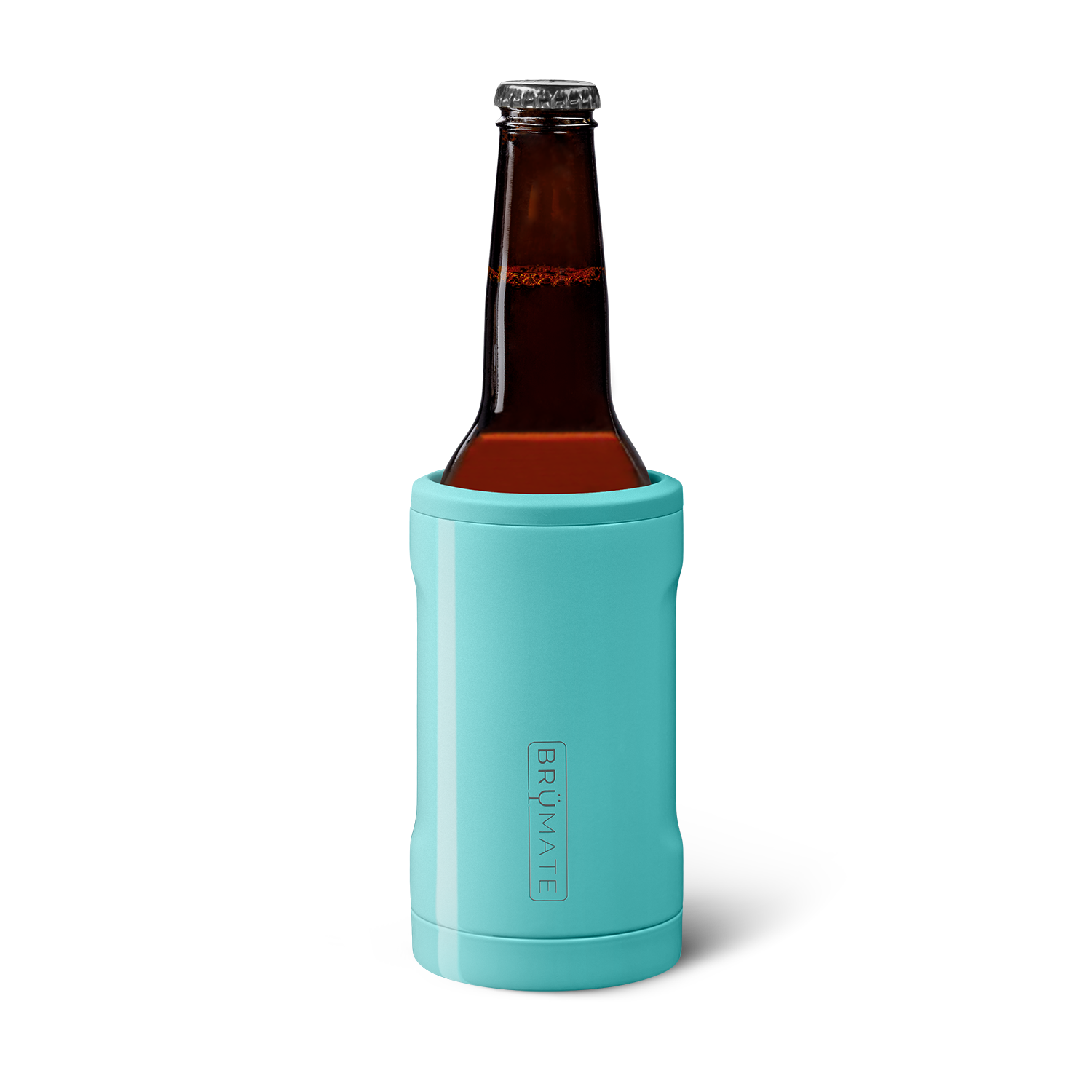 BruMate Hopsulator Bott'l 12 oz AQUA