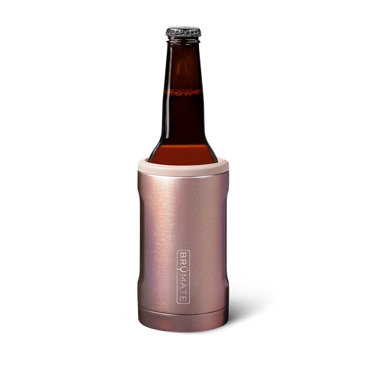 BruMate Hopsulator Bott'l 12 oz GLITTER ROSE GOLD