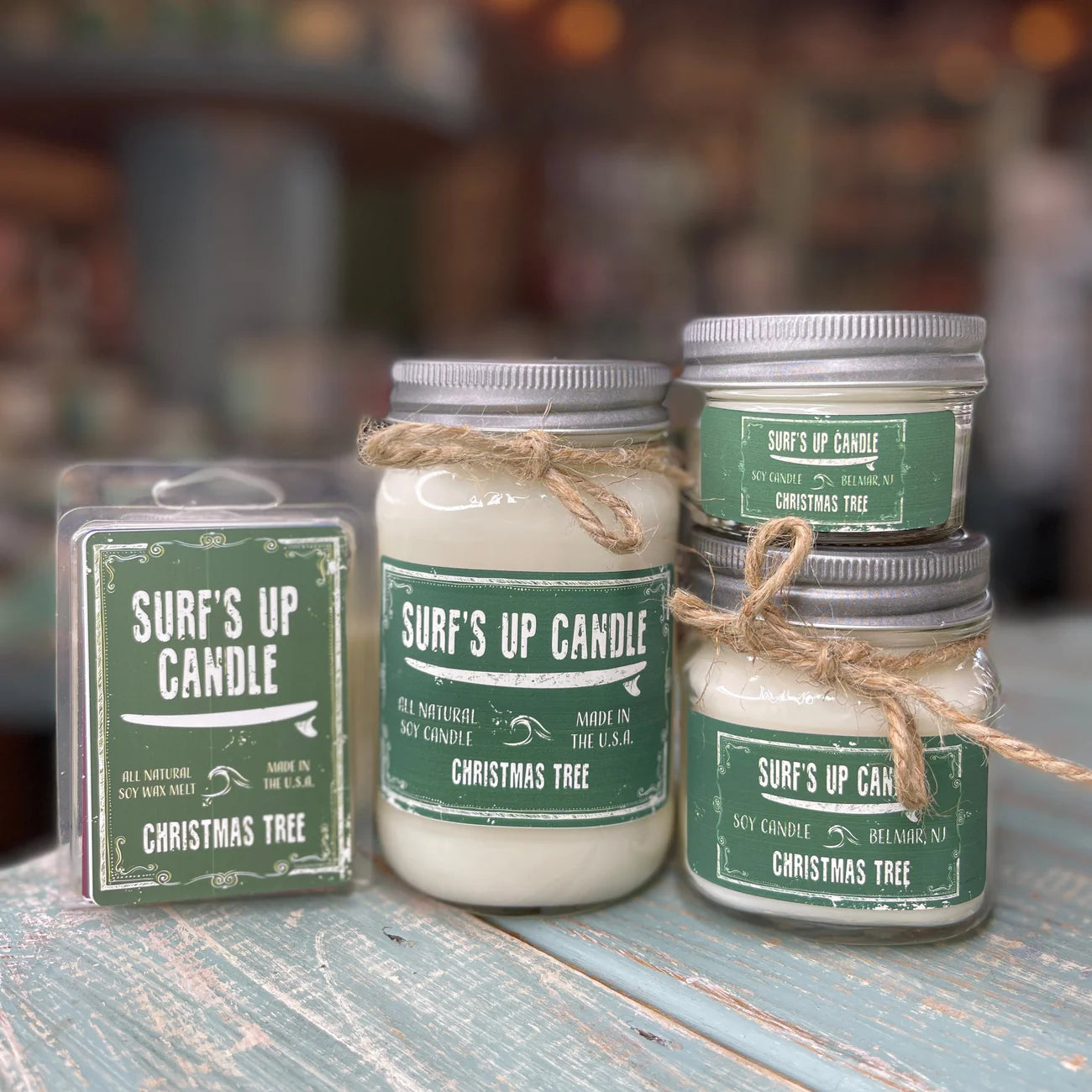 Surf's Up 16 oz Candle CHRISTMAS TREE