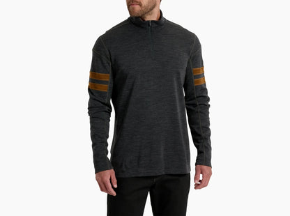 KUHL M Kuhl Team Merino 1/4 Zip CAST IRON