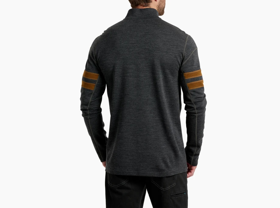 KUHL M Kuhl Team Merino 1/4 Zip CAST IRON