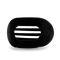 Teleties Large Flat Clip JET BLACK