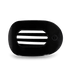 Teleties Large Flat Clip JET BLACK