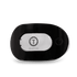 Teleties Large Flat Clip JET BLACK