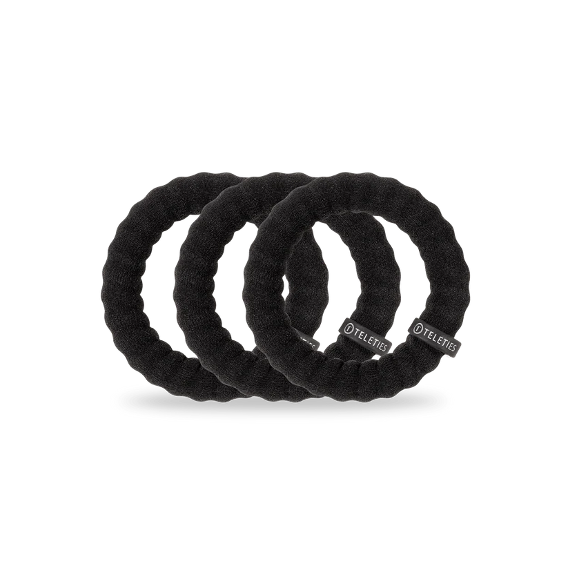 Teleties Large Nylon JET BLACK