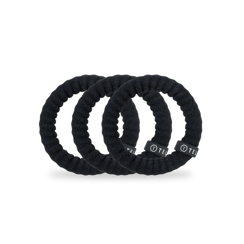 Teleties Small Nylon JET BLACK