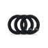 Teleties Small Nylon JET BLACK