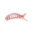 Teleties Medium Flat Hair Clip JUST KEEP SWIMMING