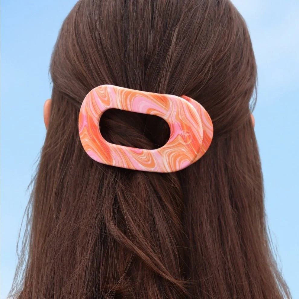 Teleties Medium Flat Hair Clip JUST KEEP SWIMMING