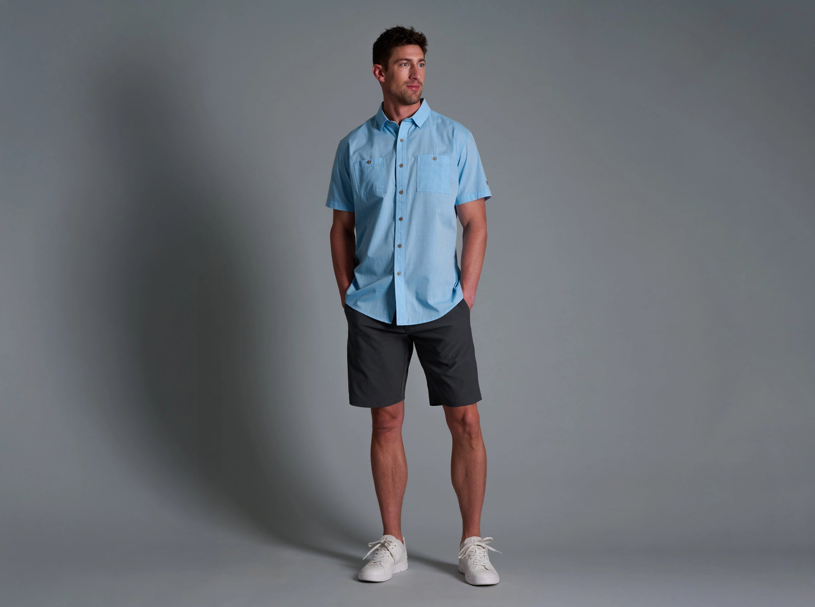 KUHL M SS Karib Shirt BLUE HORIZON