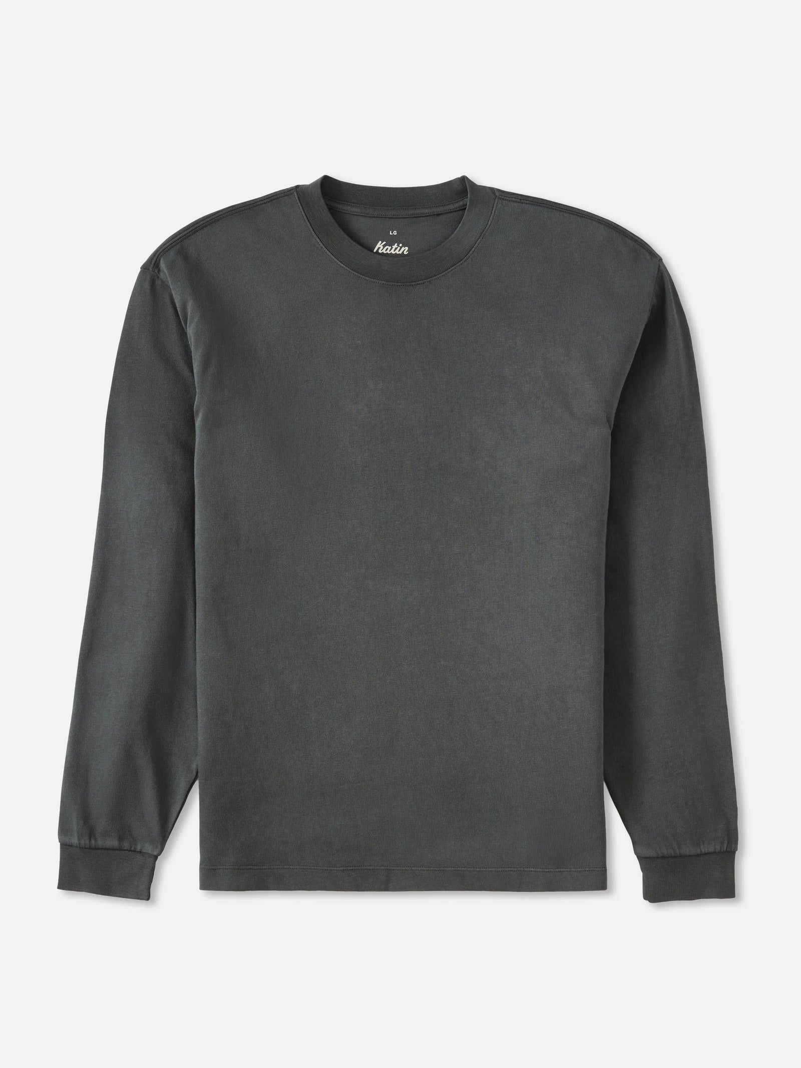 Katin M LS Trek Box Fit Tee GRAPHITE VINTAGE WASH