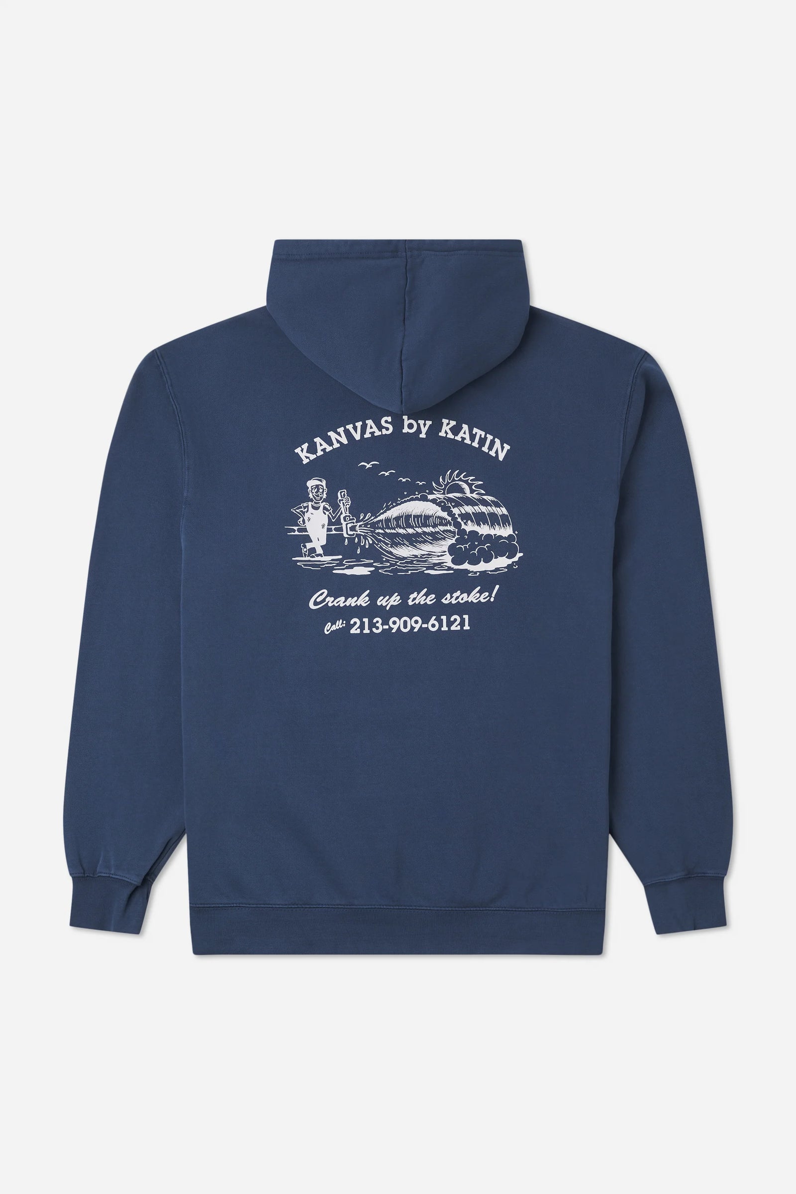 Katin M Pipe Hood Sweatshirt MIDNIGHT VINTAGE WASH