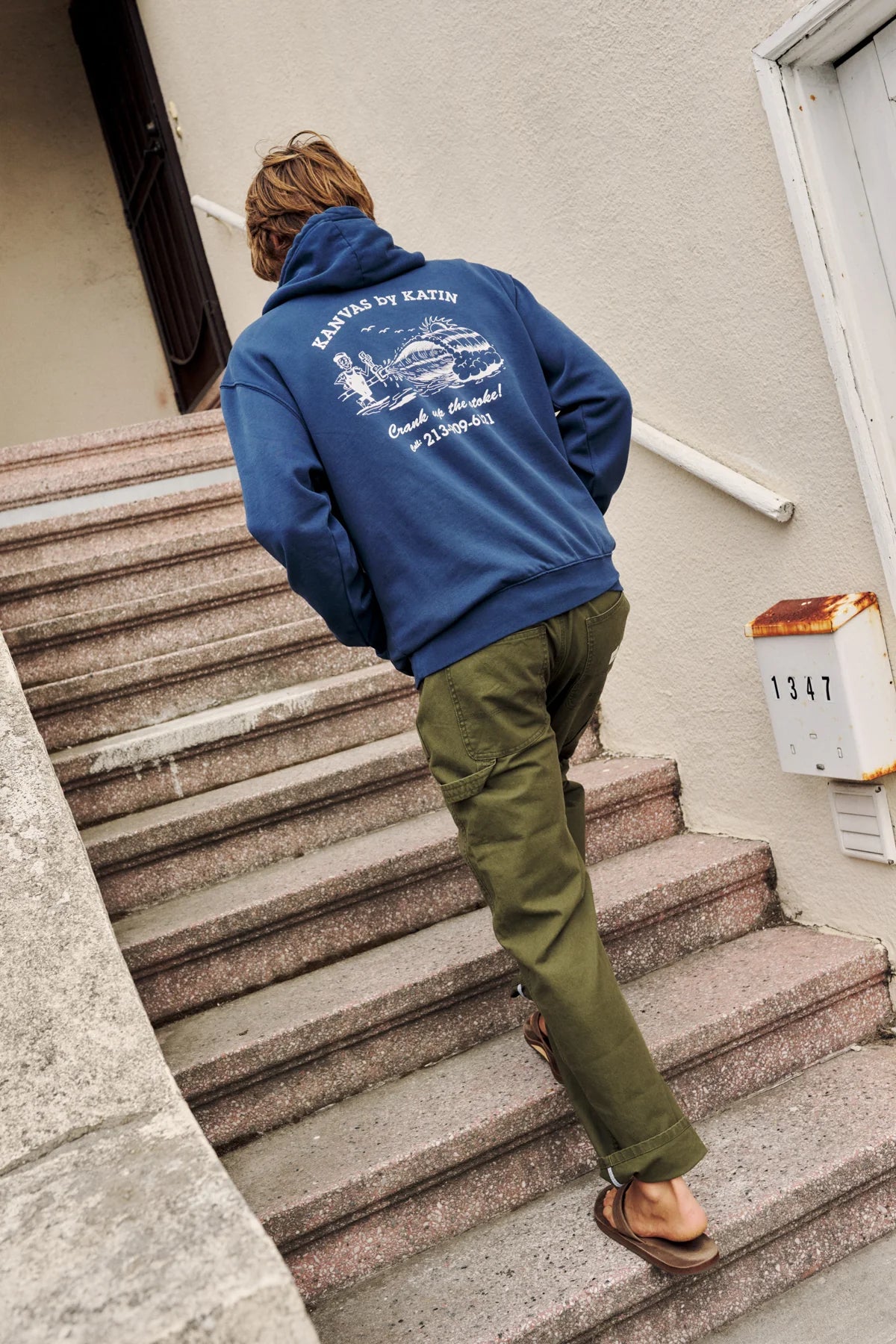 Katin M Pipe Hood Sweatshirt MIDNIGHT VINTAGE WASH