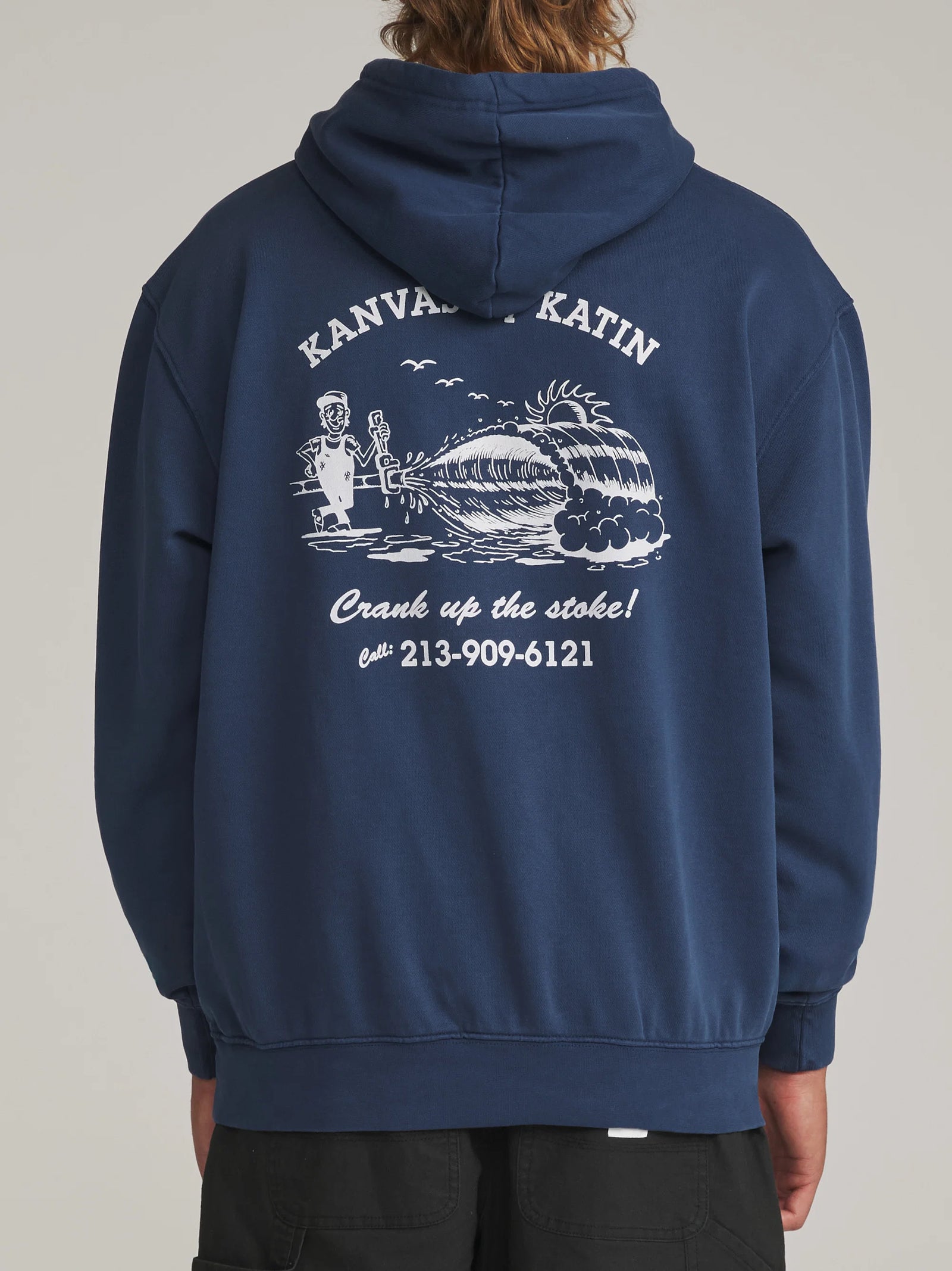 Katin M Pipe Hood Sweatshirt MIDNIGHT VINTAGE WASH