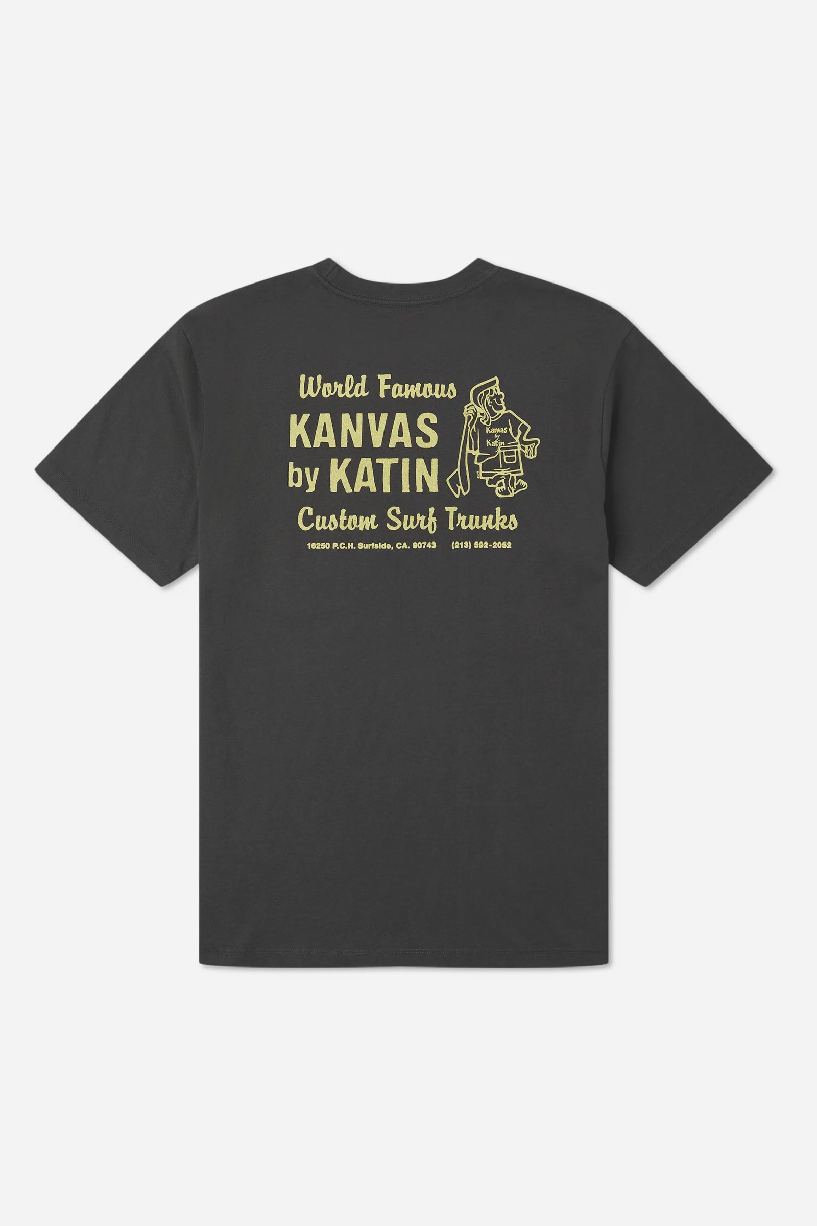 Katin M SS Rag Tee BLACK WASH