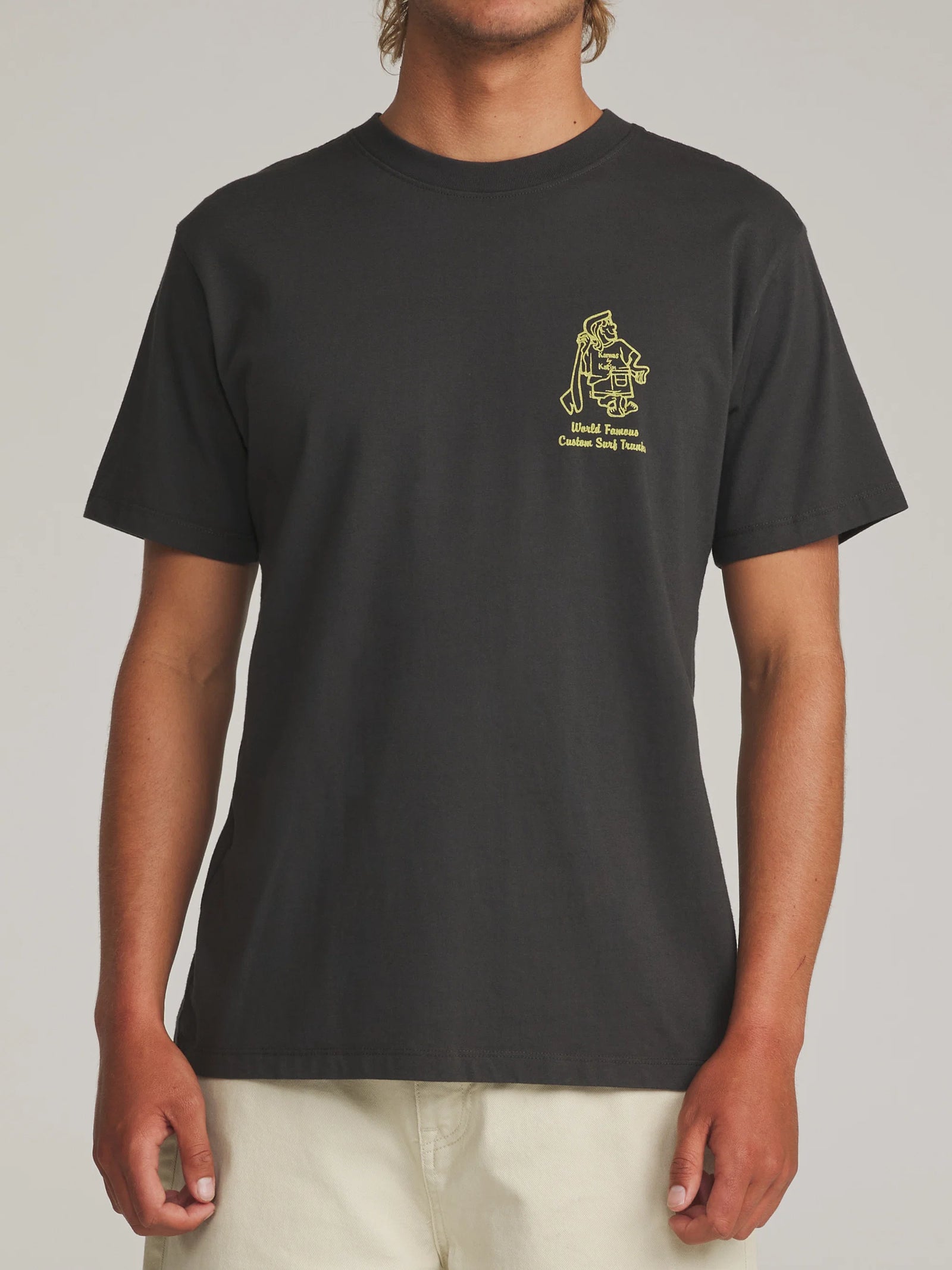 Katin M SS Rag Tee BLACK WASH