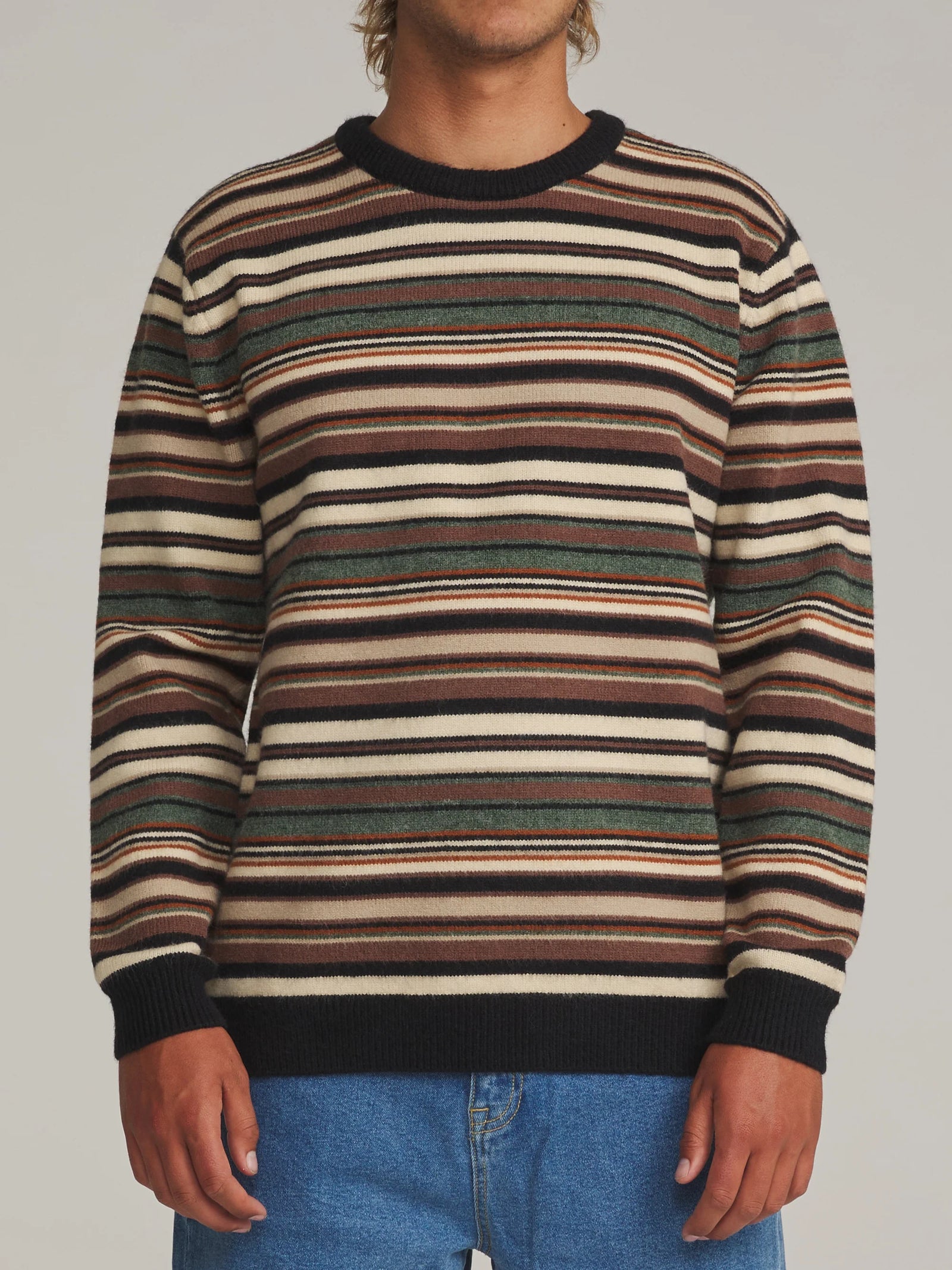 Katin M Hitch Stripe Sweater BLACK