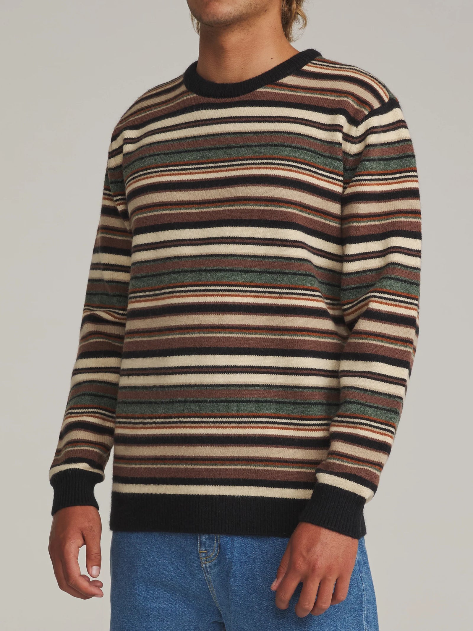 Katin M Hitch Stripe Sweater BLACK