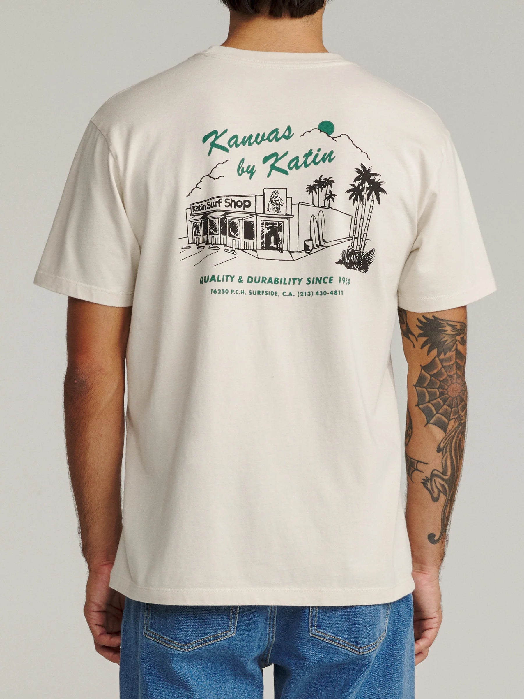 Katin M SS PCH Tee VINTAGE WHITE