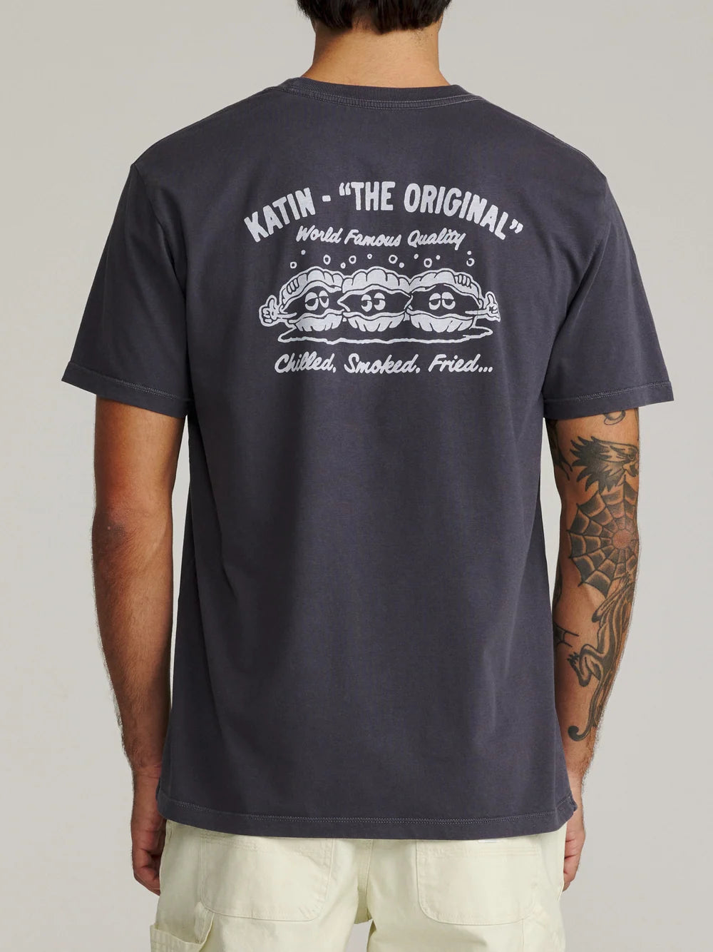 Katin M SS Shuck Tee POLAR NAVY VINTAGE WASH