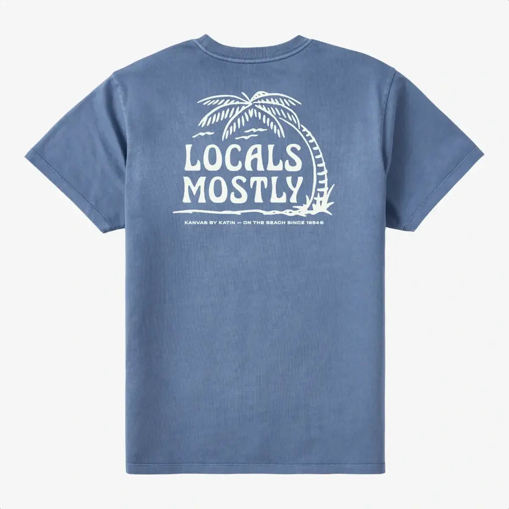 Katin M SS Locals Tee BLUE PIGMENT DYE