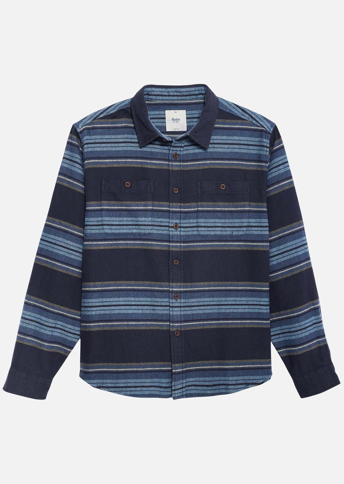 Katin M Sierra Flannel POLAR NAVY