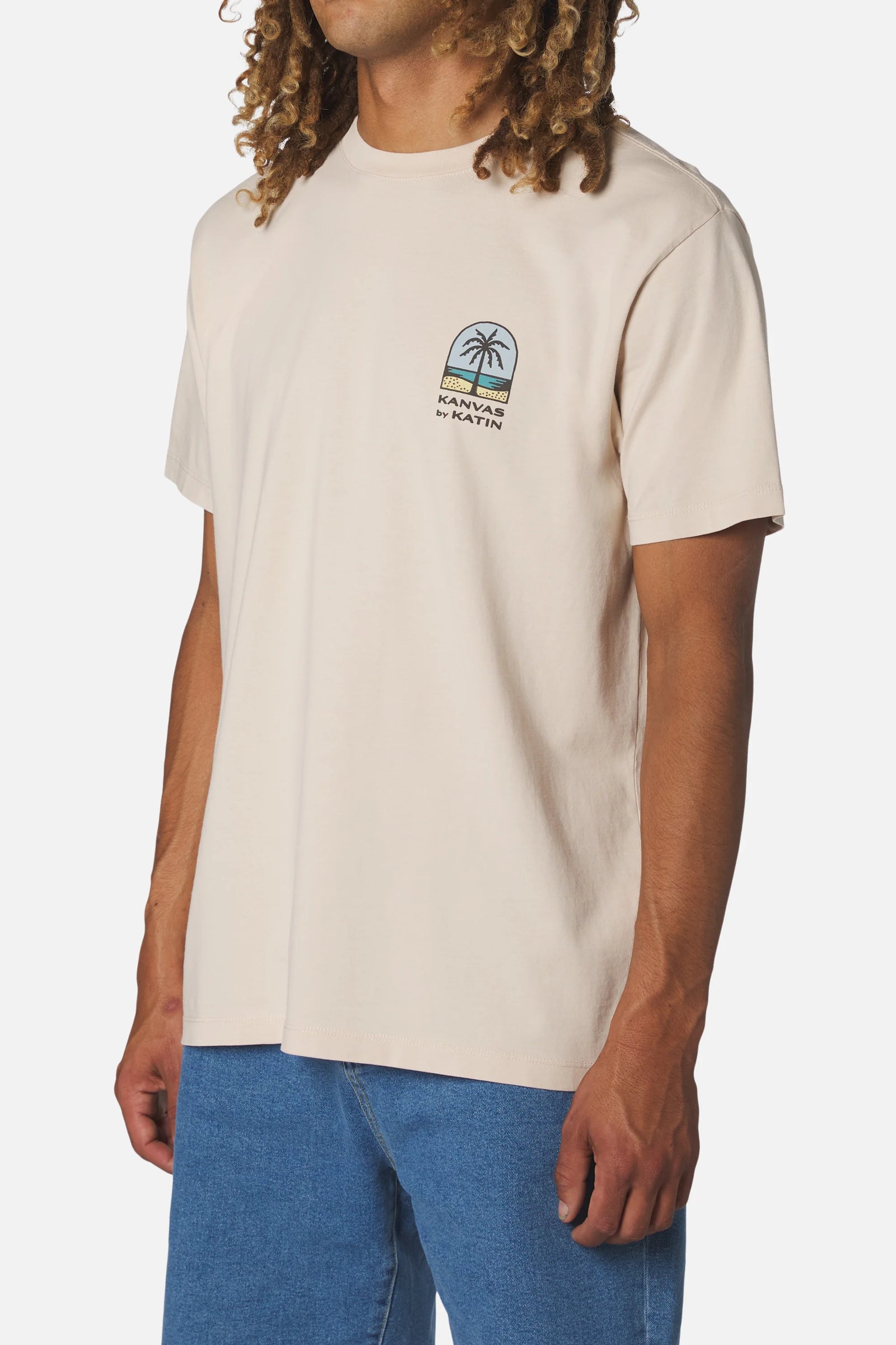 Katin M SS Passage Tee ALMOND PEACH
